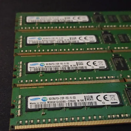Memoria RAM 32GB (4x8gb) ecc RDIMM samsung