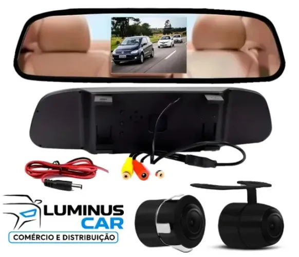 Retrovisor Lcd + Câmara de Ré Com Garantia