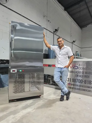 Ultra congelador inox 80kg ciclo rápido SS
