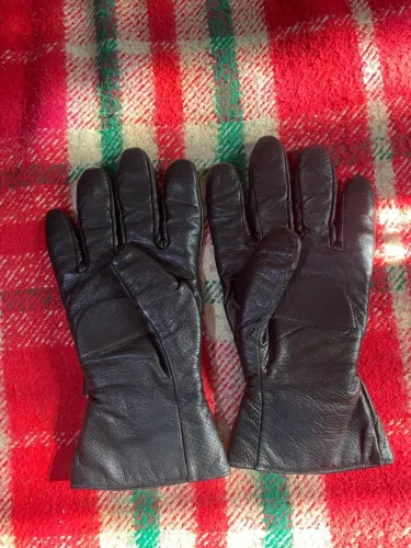 Luva de couro para Motociclista