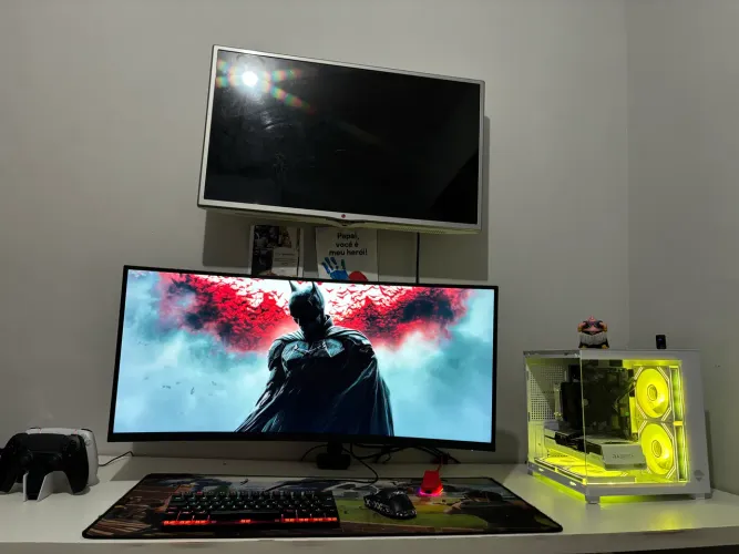 Pc gamer completo novo e garantia - R7 5700 + rx 7600 8gb + 32gb ram + monitor 27 100hz