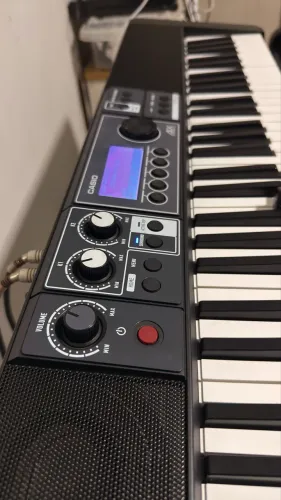 Teclado Casio CT-S500 + Bluetooth WU-BT10 + Capa + Fonte Original novinho!!