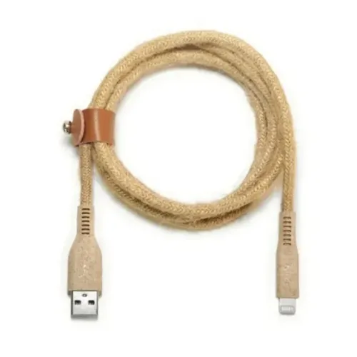 CABO USB A P/ IPHONE LIGHTNING MFI HEMP CORD HANDZ HC-L - LOJA DADO DIGITAL