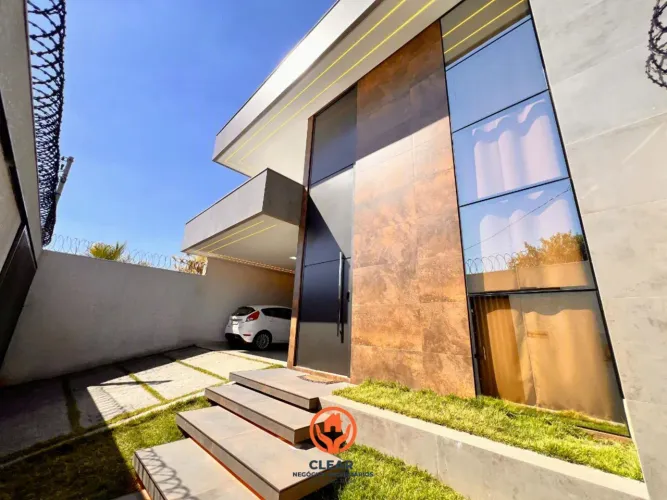 Casa Linear Alto Padrão | 3 Quartos | 4 Vagas | Área Gourmet | Alípio de Melo | Belo Horiz