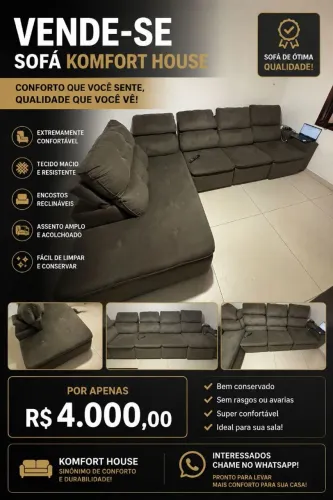 Vendo sofa confort hause