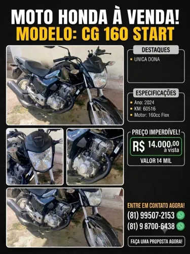 MOTO HONDA CG 160 START