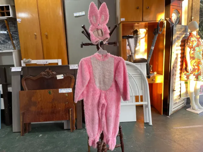 Fantasia Infantil Coelho Rosa