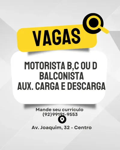Vaga de emprego 