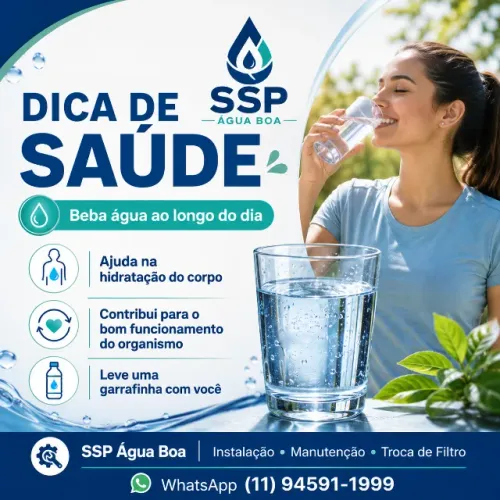 Troca de Filtro e Manutenção de Purificador de Água