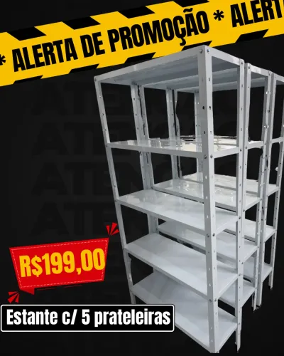 Estante 5 prateleiras