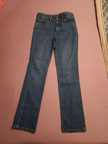 Calça skinny com elastano 42