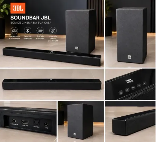 Sound Bar Cinema ! JBL S160 melhor de todos ! Bivolt barato ! Sem fio, via Bluetooth , en