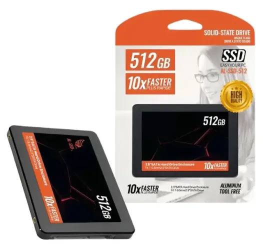 Ssd Interno 512gb 2,5 Sata 3 Leitura Até 550mb/s E pc e notebook