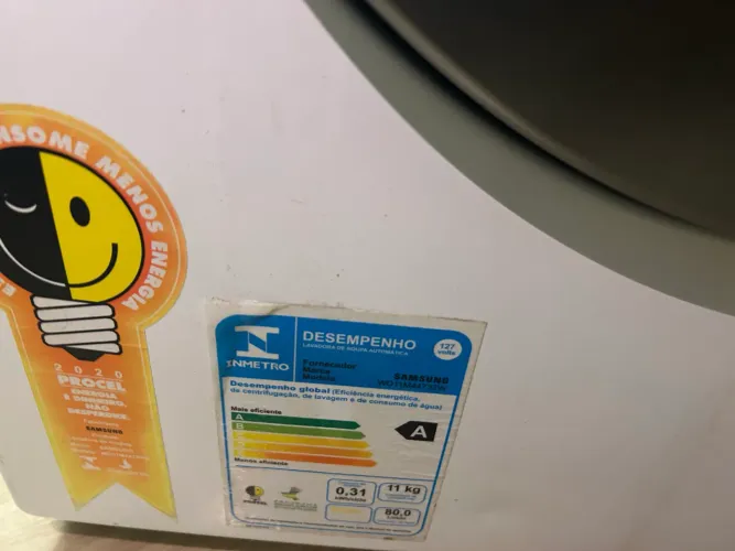 Lava e seca Samsung