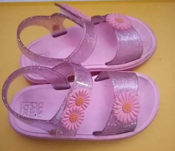 sandália infantil zaxynina rosa 23/24