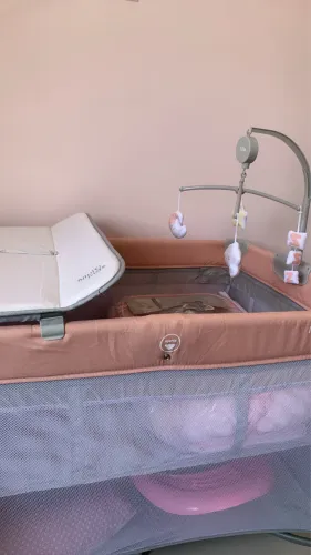 Berço Desmontável - Rosa Multikids Baby