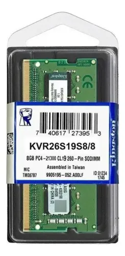Memoria ram NOTEBOOK DDR4 8GB RAM 2666MHZ