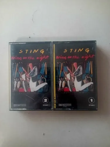 RARIDADE ..FITA K7 DUPLA DO STING..PIR 50.00 REAIS PEÇA ÚNICA