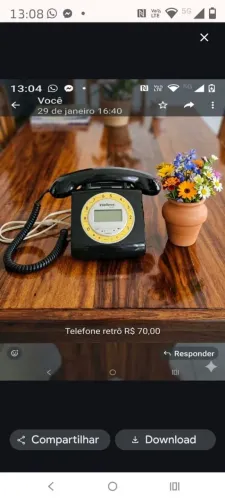 TELEFONE RETRÔ 
