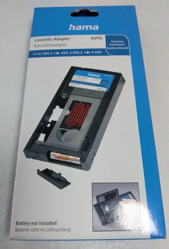 Adaptador de Fitas de vídeo VHS-c para VHS Marca Hama 
