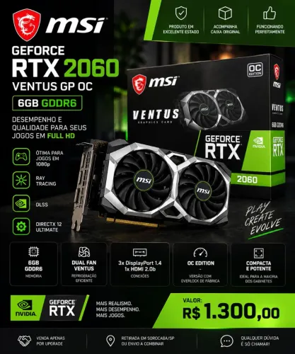 RTX 2060 6GB GDDR6