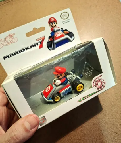 Carrinho de tração Mario Kart 7 Pull Speed Nintendo