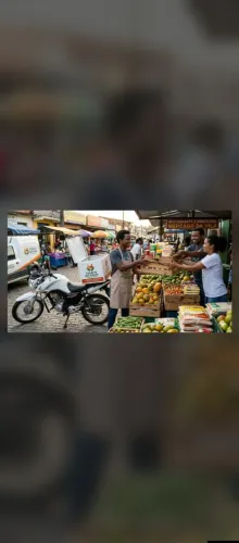 Coleta de alimentos solidária 