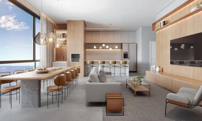 Apartamento a venda no Mar Grosso Symphony Residencial 03 dormitórios