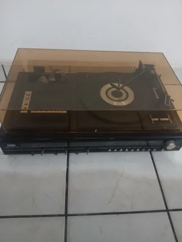 Aparelho de Som 3 em 1 Antigo Evadin AHS-124 Vintage