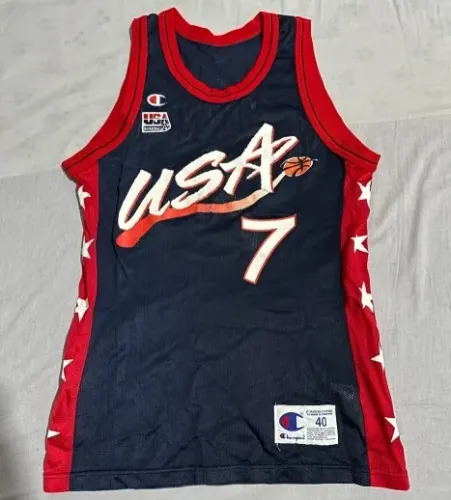 Camisa USA D. Robinson basketball Original Champions Tam. P. EUA Estados Unidos