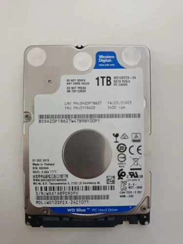 Hd 1tb wd 2.5 notebook