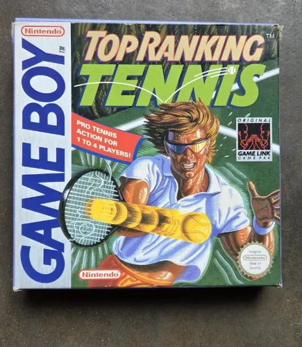 Top Rank Tennis Game Boy Original com Caixa e Manual
