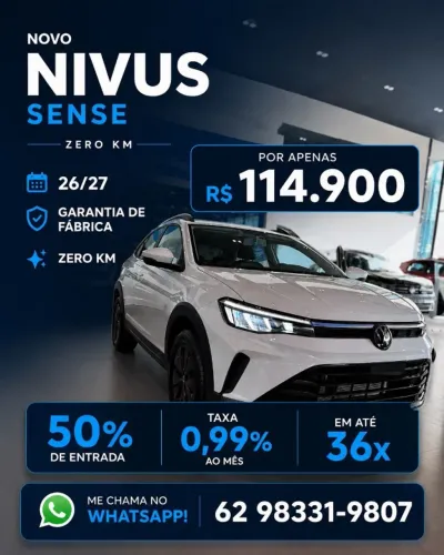 Volkswagen Nivus Sense 1.0 200 TSI Flex Aut. 2026