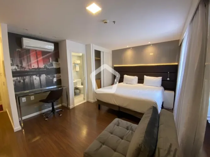 Flat para venda em Vila Olímpia com 1 quarto, sendo 1 suíte, 29m²