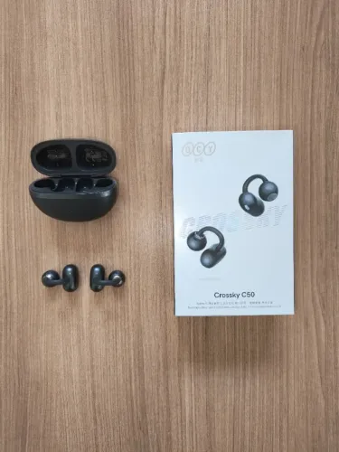 Fone Bluetooth QCY Crossky C50 (só funciona 1 lado)