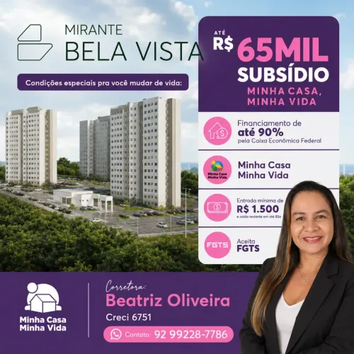 AB - No Alphaville Ponta Negra, aceita FGTS, LUGAR DE ALTA VALORIZAÇÃO