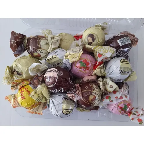 "Deliciosas trufas de sabores sortidos" Dez trufas médias valor promocional