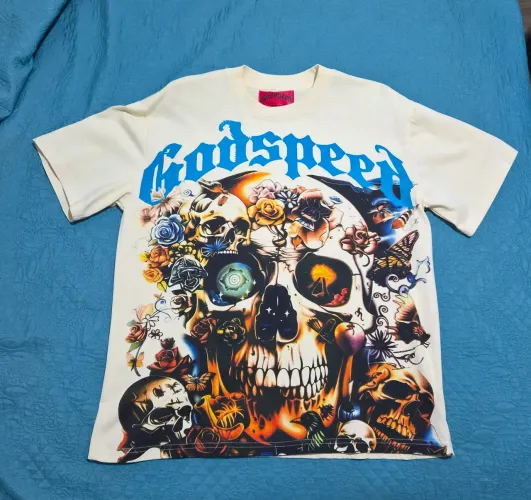 Camisa Floral Skull Godspeed