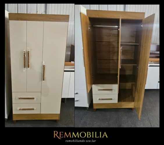 GUARDA ROUPA NOVO - ENTREGAMOS MONTADO