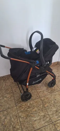 Carrinho de Bebê Burigotto ECCO + Bebê Conforto(SEMINOVO)