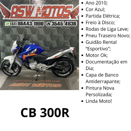 Honda CB 300R 2010 Azul