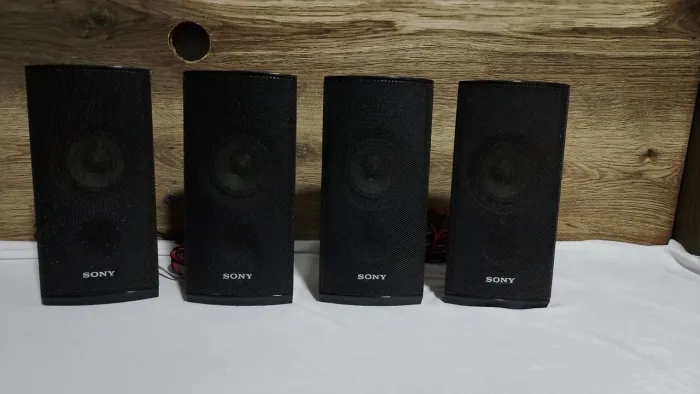 QUATRO CAIXAS DE HOME THEATER SONY SEMINOVAS FUNCIONANDO 3 OHMS IMPEDÂNCIA 