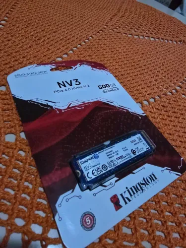 Ssd Kingston Nv3 500gb M2 Nvme 2280 Pcie 4.0 Ultra Rápido