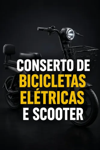 Conserto de bicicletas elétricas e scooters