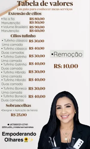 Cílios e extensão de cílios