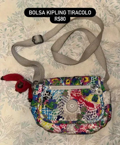 Bolsa Tiracolo Kipling Estampada