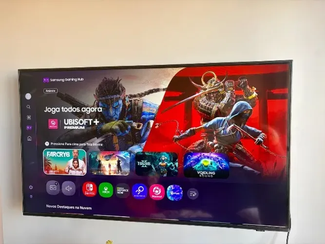 Smart TV Samsung 43" 4K UHD Crystal (43DU7700) + Gaming Hub [Com Nota Fiscal]