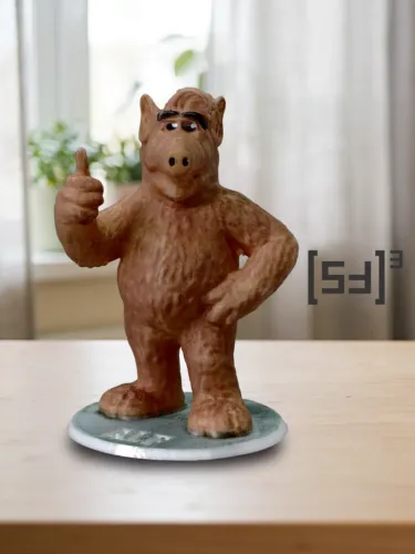 Figura Colecionável Alf - Seriado Alf, o ETeimoso (1986) - Anos 80 - Impressão 3D