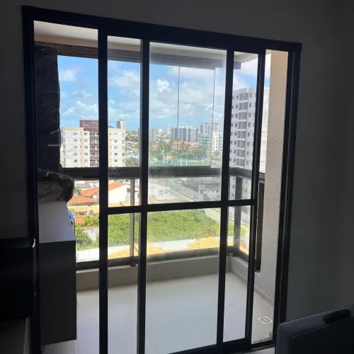 Porta de Alumino Udinese duas folhas 180 x 230
