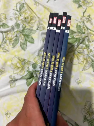 homem aranha saga do clone lote volume 1 ao 5